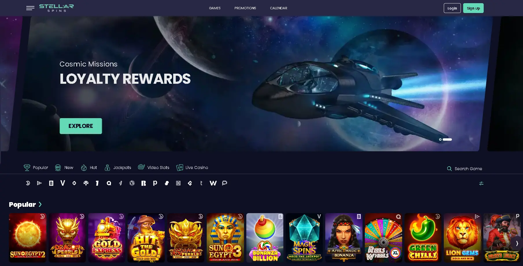 Stellar Spins casino