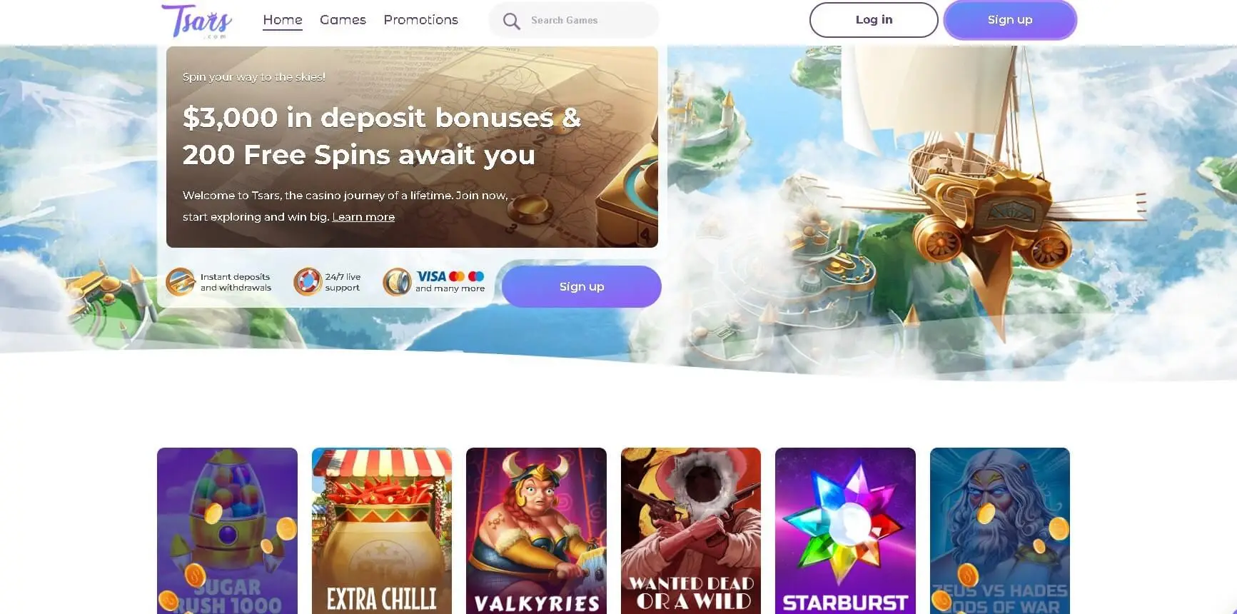 Tsars online casino review Tsars casino review
