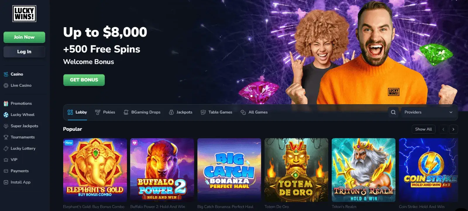 Lucky Wins Lucky Wins