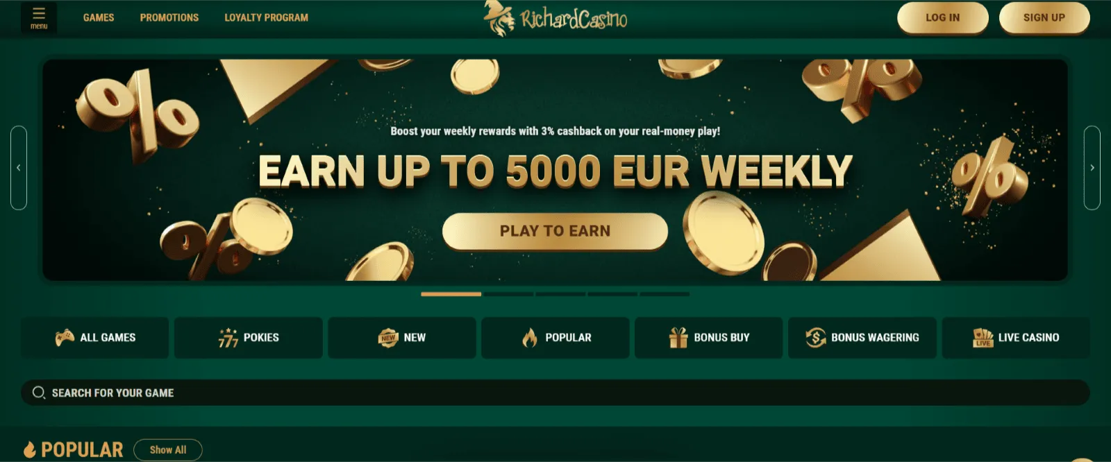 Richard Casino overview Richard Casino